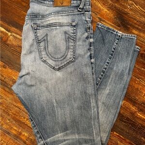 True Religion Men’s Light Blue Slouchy Skinny Jeans